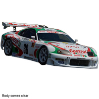 Bodyworx Body Supra 2000 Castrol 1/10th 190mm