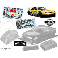 Bodyworx Body R33 GTR Penzoil 190mm 1/10th