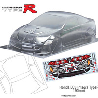 Bodyworx Body Civic DC5 Type R 190mm 1/10th