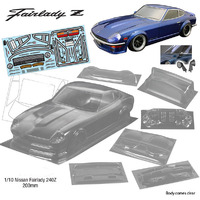 Bodyworx N149 Fairlady 240Z 1/10th 200mm