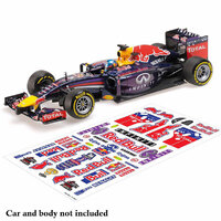 Bodyworx Stickers F1 Red Bull Ricciardo  #3 1/10