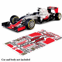 Bodyworx Stickers F1 Haas Racing 1/10