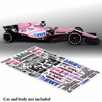 Bodyworx Stickers F1 Alpine Alonso  1/10