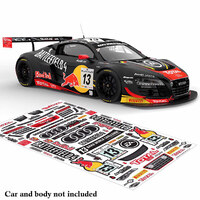 Bodyworx Stickers Audi R8 Battlefield 4 1/10