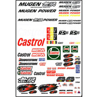 Bodyworx Stickers Castrol 1/10