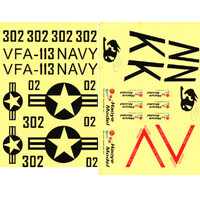 Fix-it Sticker Set F-18 RC Aircraft