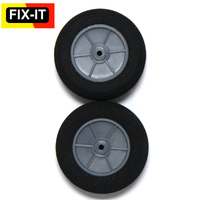 Fix-it Wheels 60mm x 18.5mm  3mm (Foam Tyre)(pr)