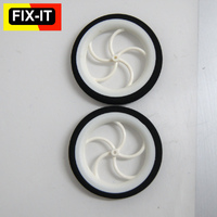 Fix-it Wheels Lite  60mm x8mm   2mm (Foam Tyre)(pr)