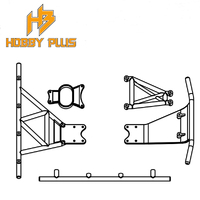 Hobby Plus Front/ Rear Bumper Set