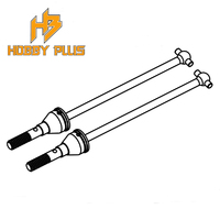 Hobby Plus  CVD Drive Shaft Front MT (PR)