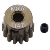 Hobby Details Motor Gear 14T M0.6p 3.17mm HCA