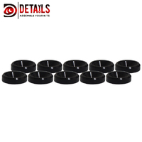 Hobby Details Countersunk Washer M3 Black (10)