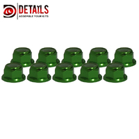 Hobby Details Flange Nylon Lock Nut M4 Regular CW Green (10)