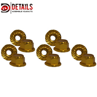 Hobby Embossing Flange Nut M4 Regular CW Gold(10)