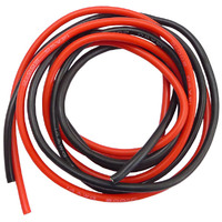 Hobby Works RC Silicone Wire 14awg  3.5mm (2m Black 2m Red)