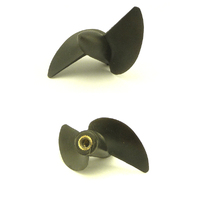 JK Boats Propeller 45mm x 4mm Thread Nylon Rev