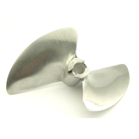 JK Boats Propeller 78mm x 124          1/4in  D/D Alum