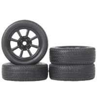 LDRC LA0017 LD18 Wheels7 Spoke Rubber (4pce)