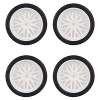 LDRC LA0034W  LD18 Drift Tyres MTD White Wheels (4pce)