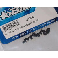 Hobao M3 x 4mm Button Head Screw (10)