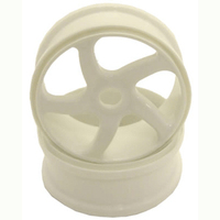 Hobao Wheels 5 Spoke White 1/8