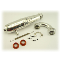 Hobao H9 In-Line Muffler/Manifold Set