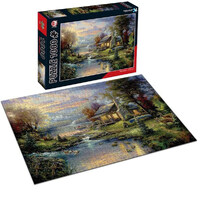 Puzzle Lakeside Log House 1000pce