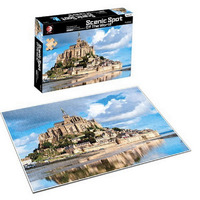 Puzzle Scenic Spot Island Castle 500pce