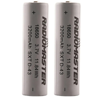 RadioMaster 18650 Battery 3200mah 3.7V (2pcs) For TX16S / TX12