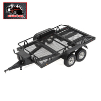 Rugged Edge Car Trailer Twin Axle Black