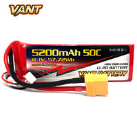 Vant Lipo 5200 11.1v    50c     (26.5x44x136) XT90