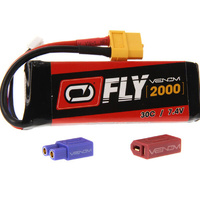 Venom 25023 30C 2S 2000mah 7.4v Lipo UNI 2.0-A